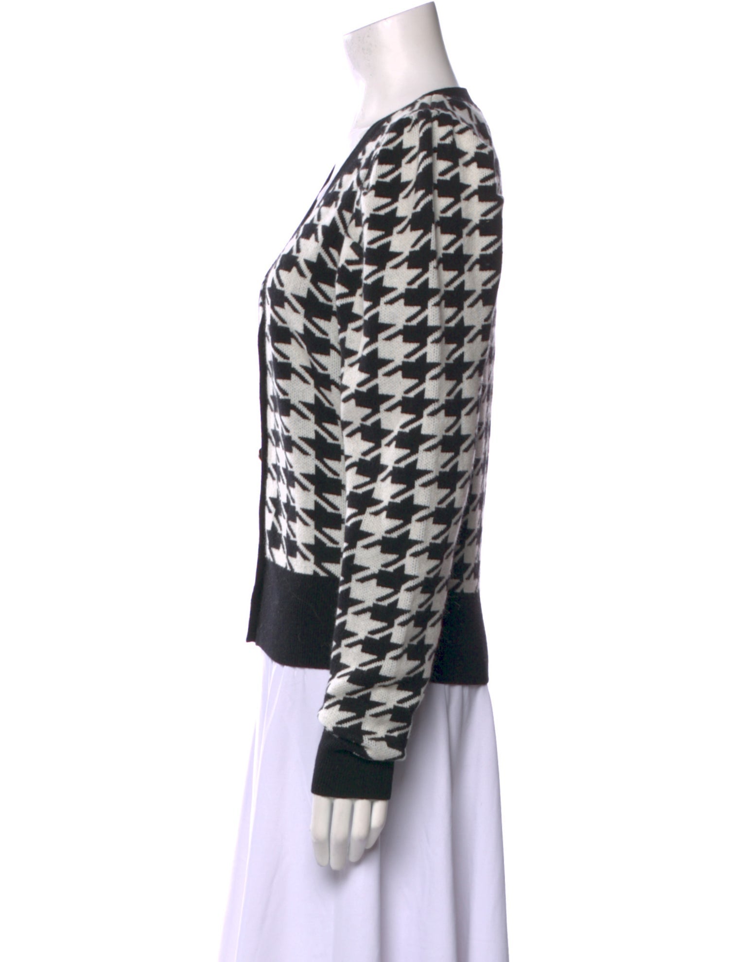 Generation Love Wool Houndstooth Print Sweater