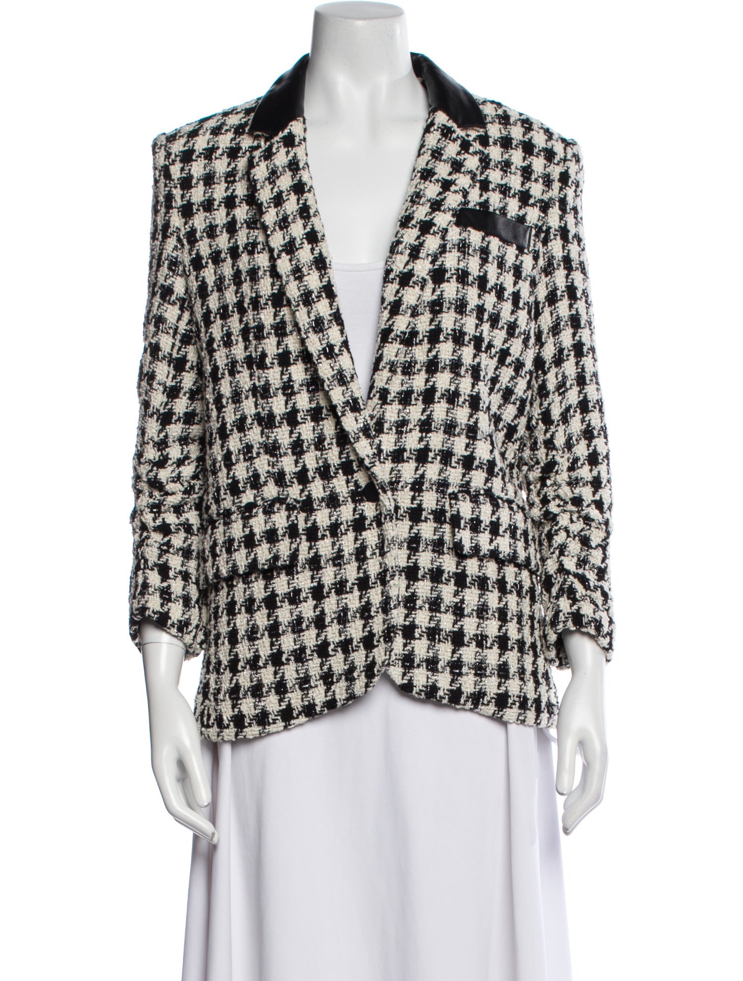 Generation Love Plaid Print Blazer