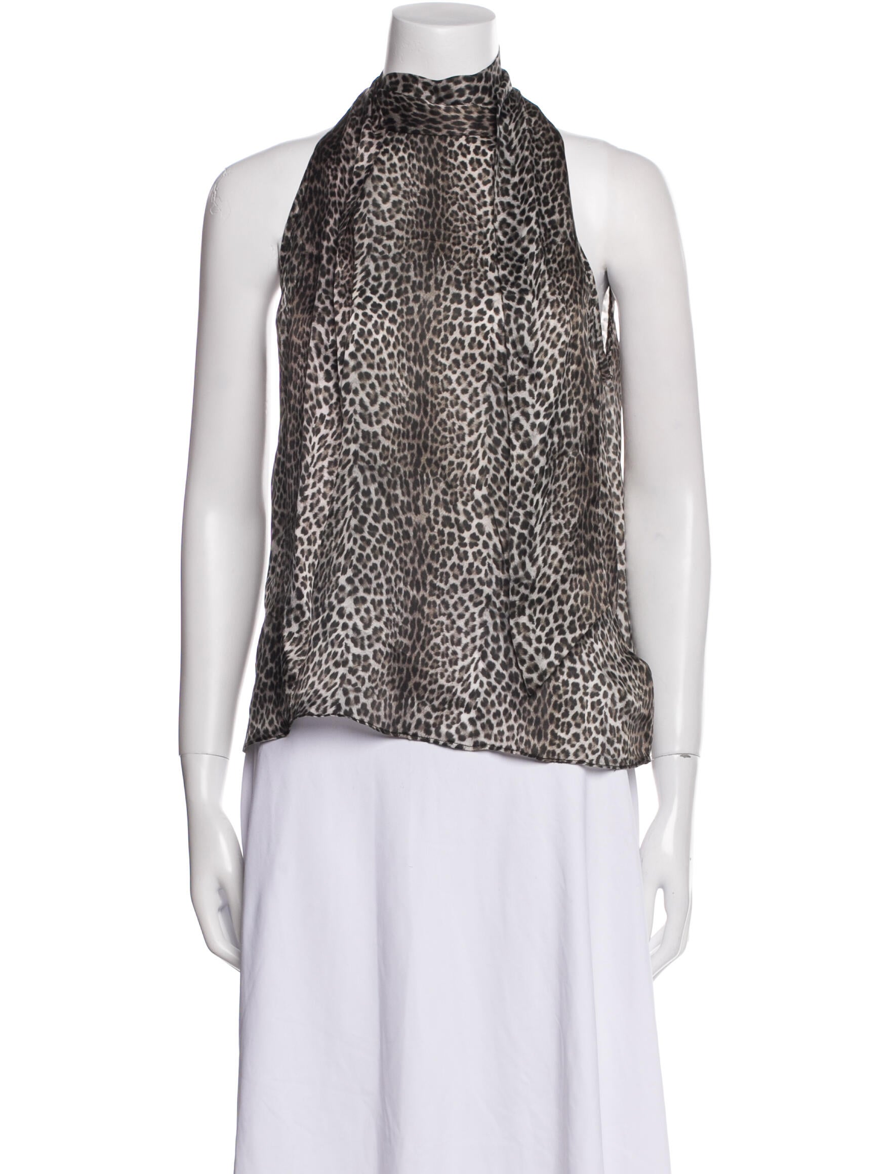 Generation Love Silk Animal Print Blouse