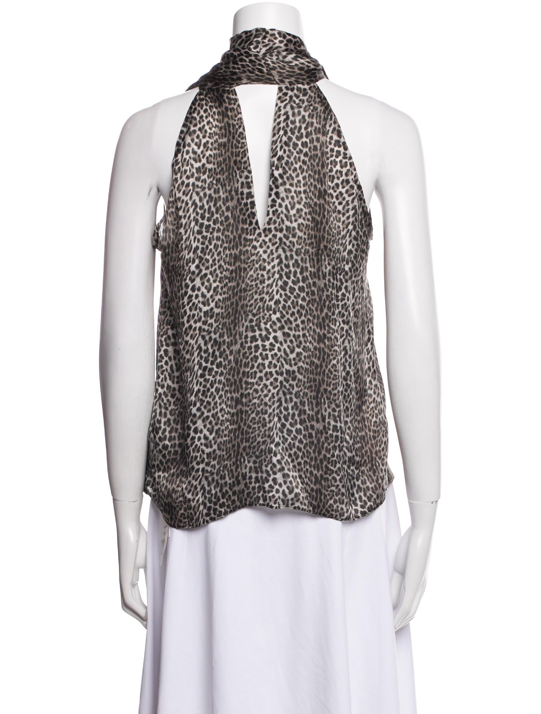 Generation Love Silk Animal Print Blouse