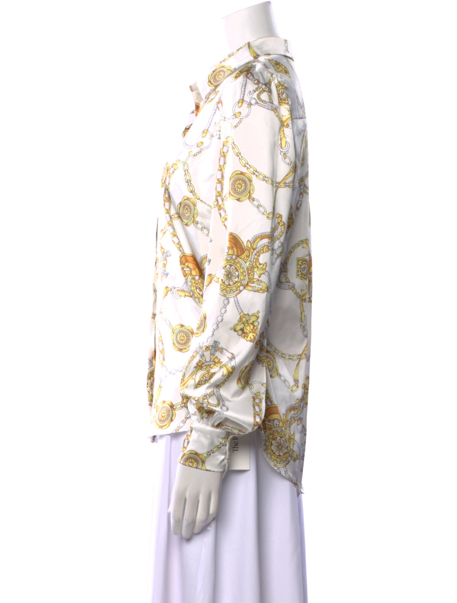 Generation Love Printed Long Sleeve Button-Up Top