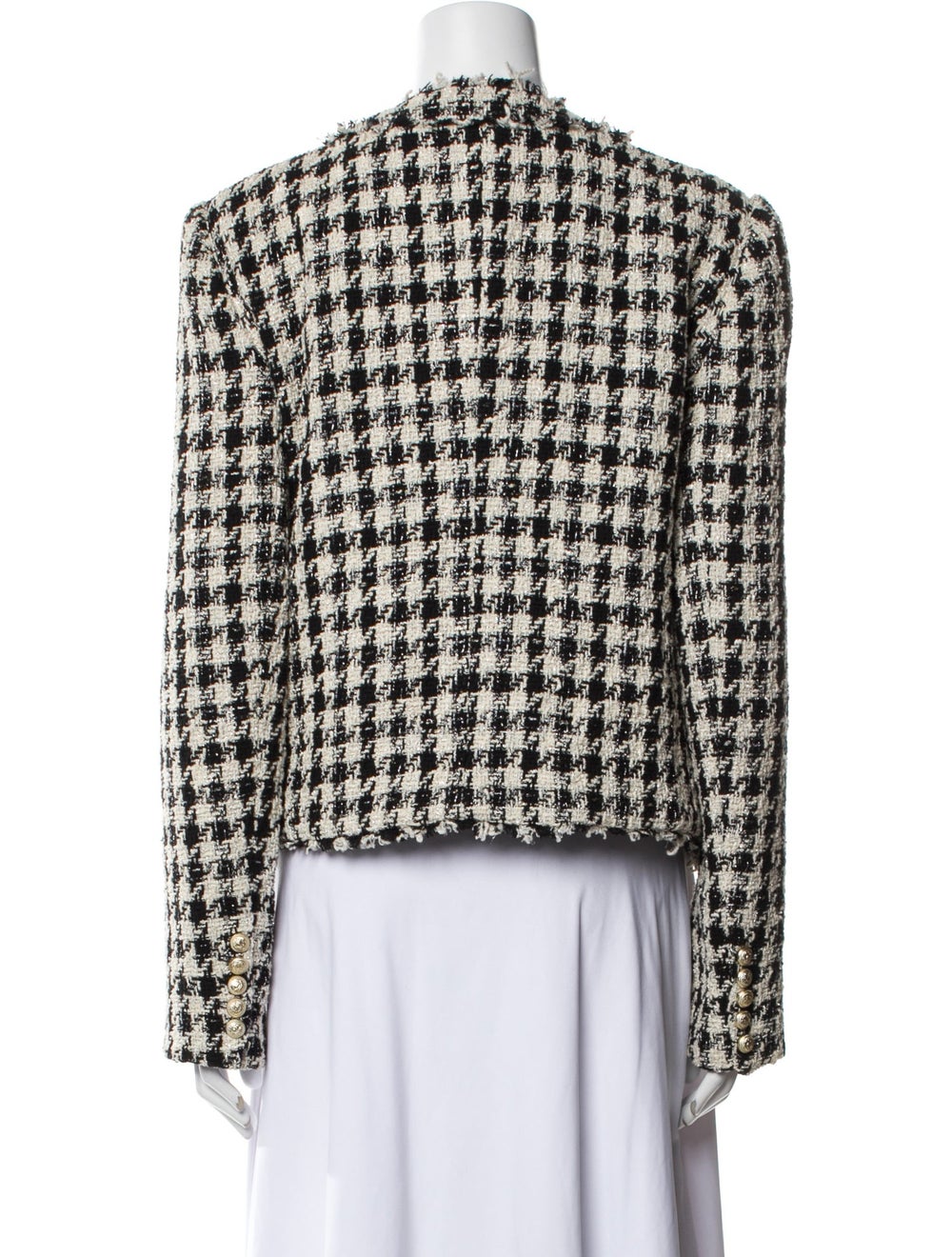 Generation Love Jacket Tweed Pattern Raw-Edge & C… - image 3