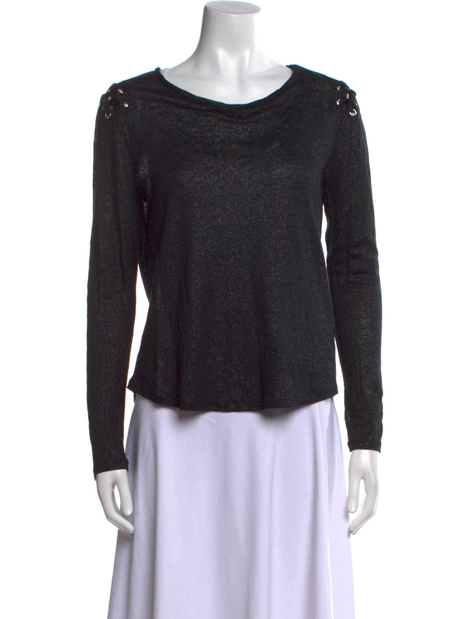 Generation Love Linen Bateau Neckline Top