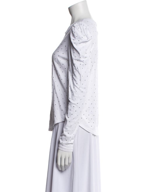 Generation Love Scoop Neck Long Sleeve Button-Up Top