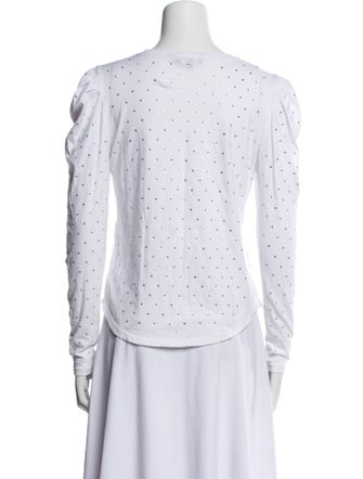 Generation Love Scoop Neck Long Sleeve Button-Up Top