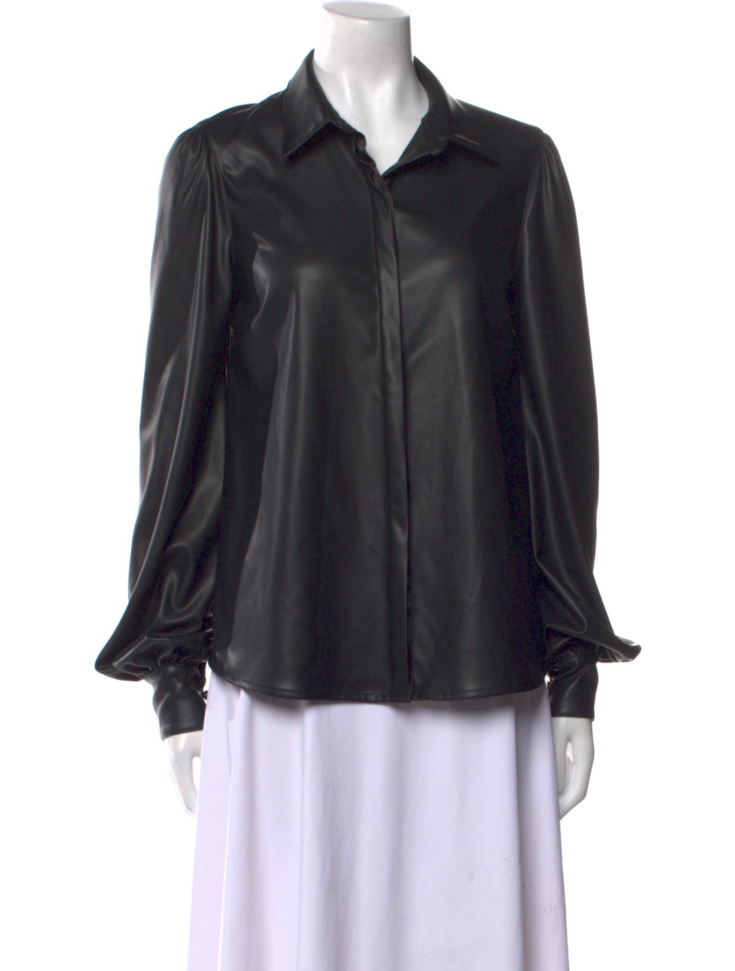 Generation Love Silk Long Sleeve Button-Up Top w/ Tags