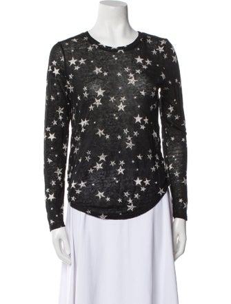 Generation Love Printed Scoop Neck Top