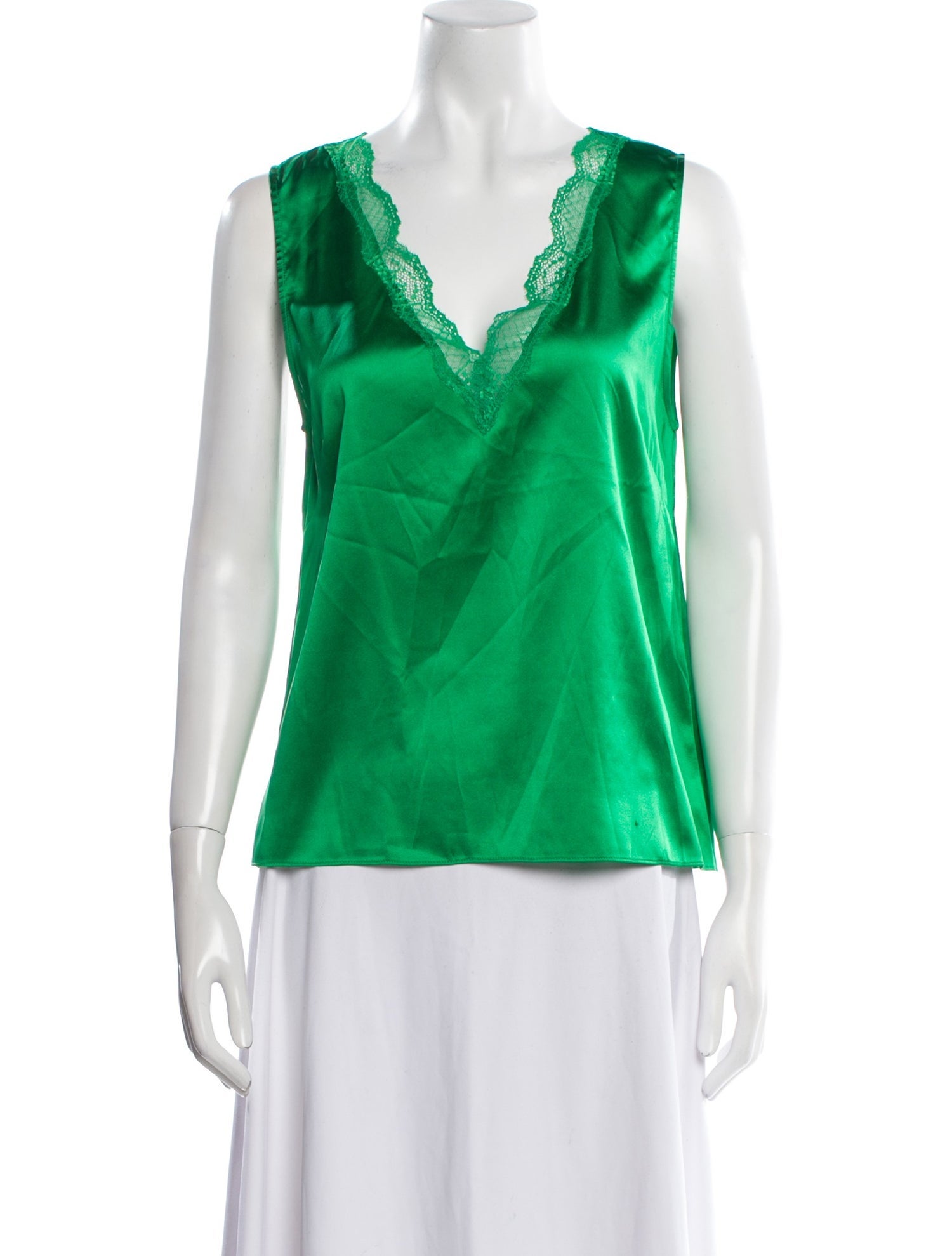 Generation Love Silk V-Neck Blouse