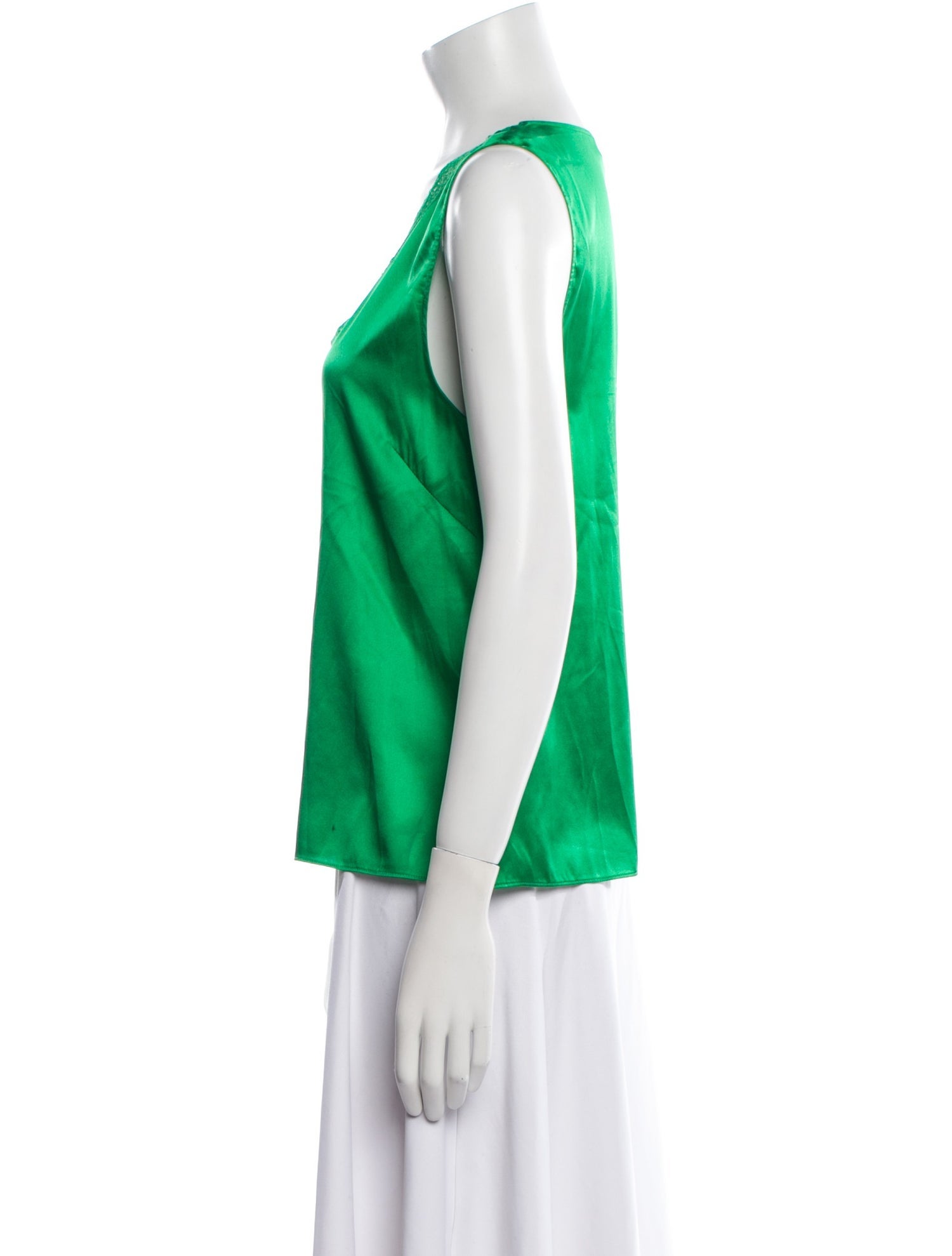 Generation Love Silk V-Neck Blouse