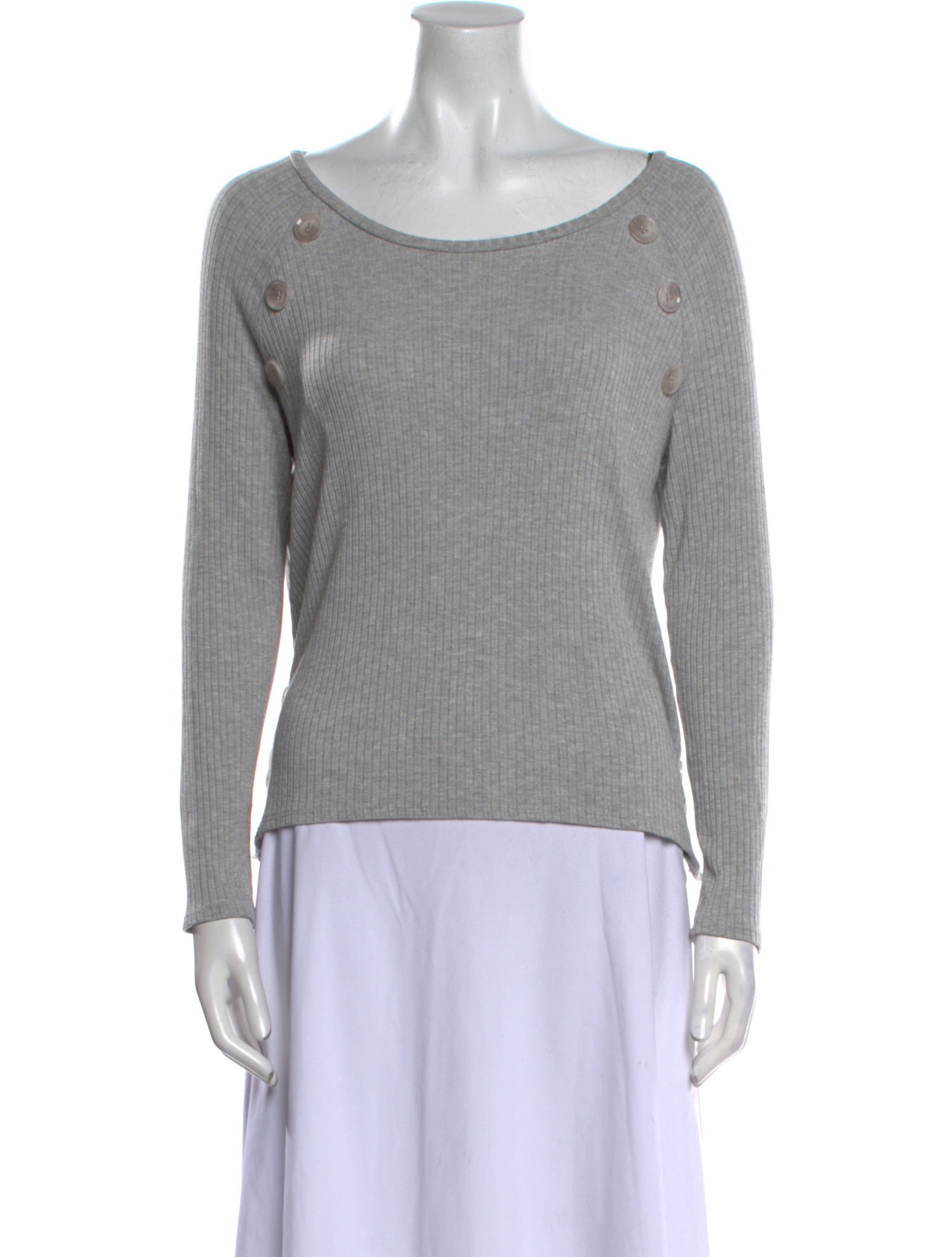 Generation Love Bateau Neckline Long Sleeve Top