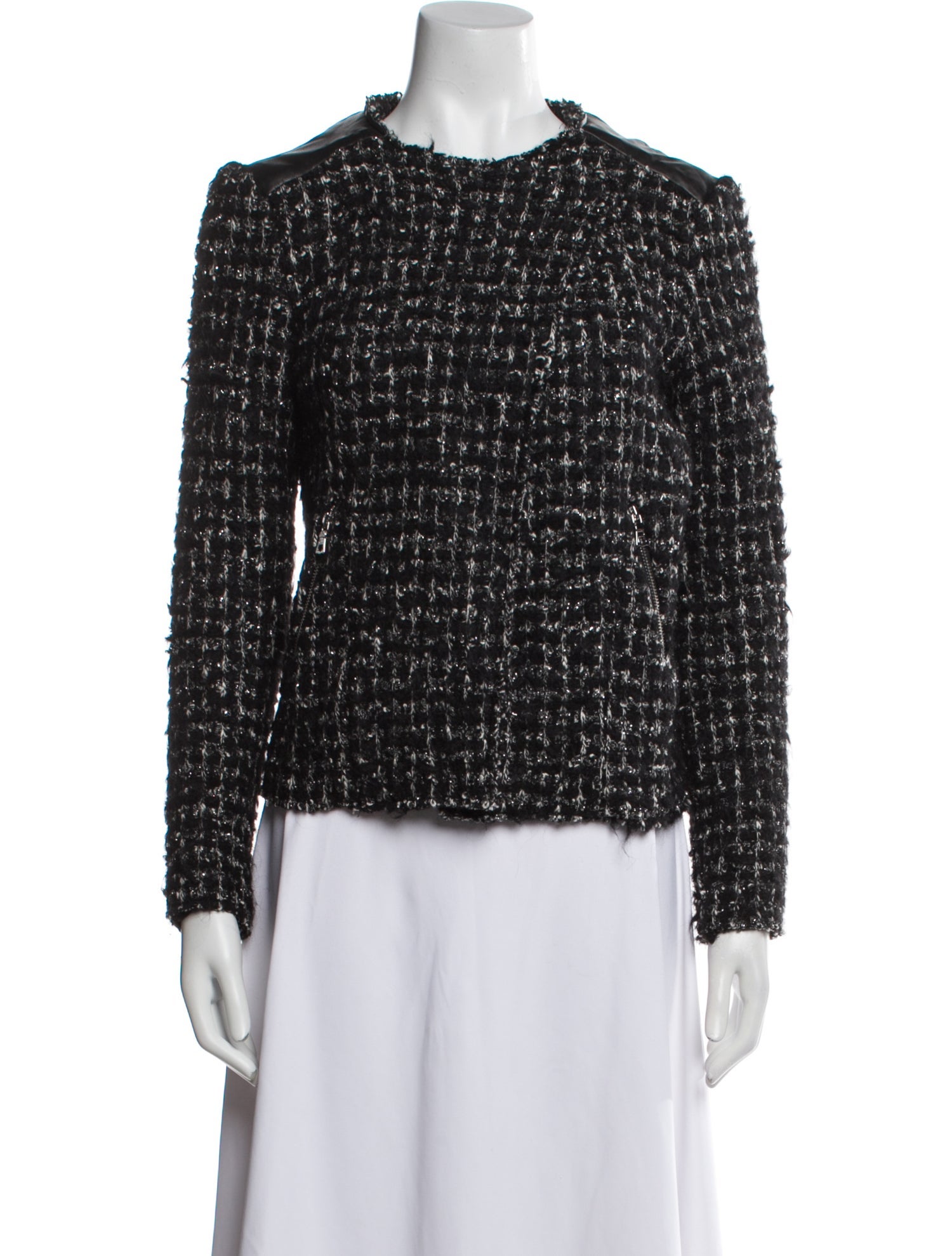 Generation Love Tweed Pattern Evening Jacket