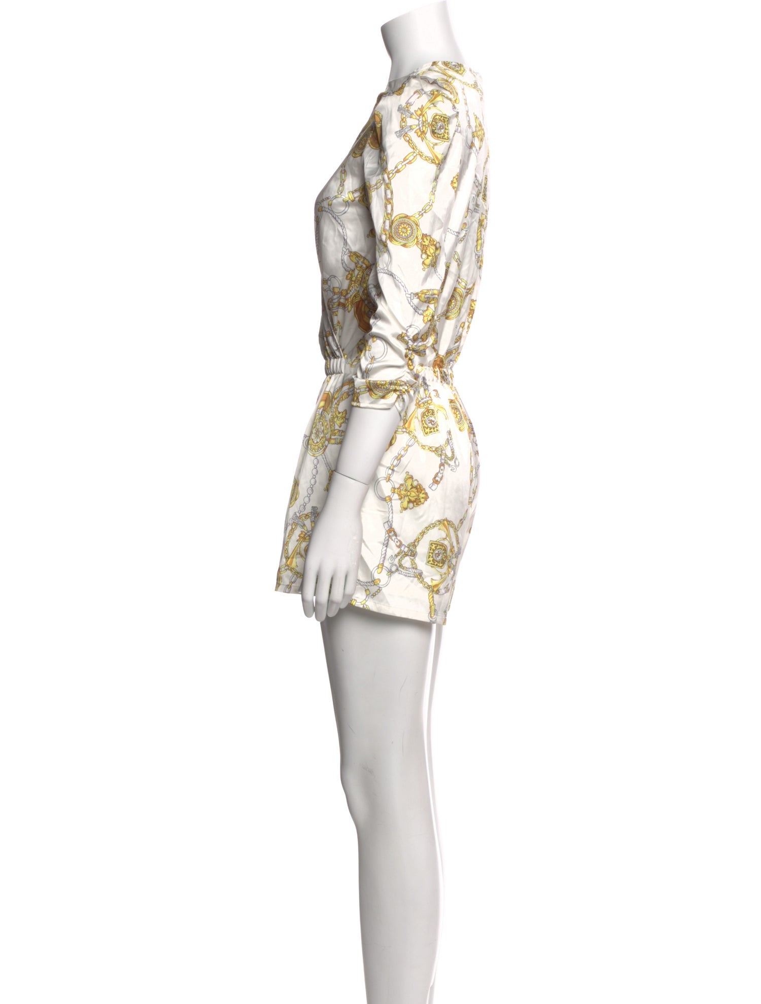 Generation Love Floral Print V-Neck Romper