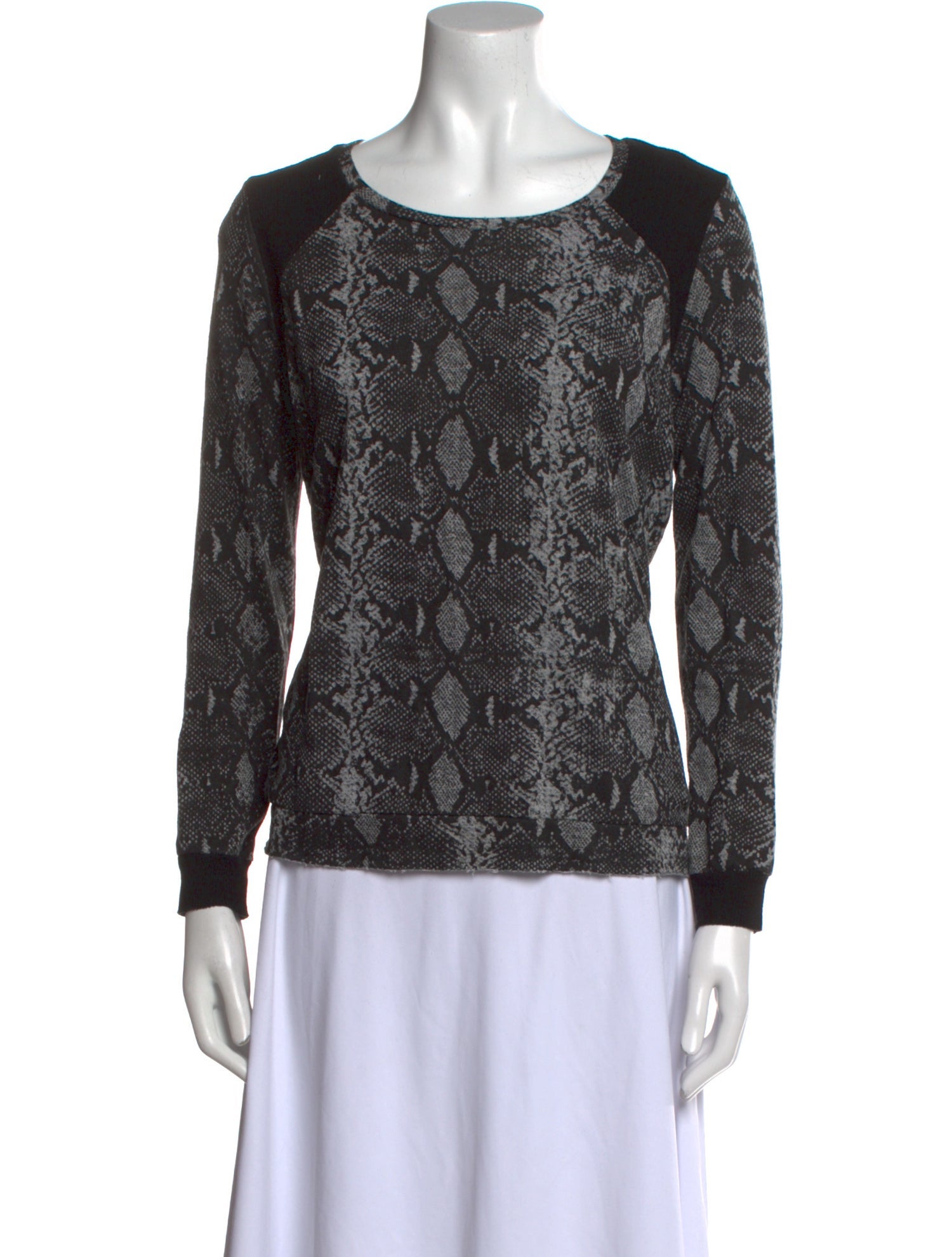 Generation Love Animal Print Scoop Neck Top