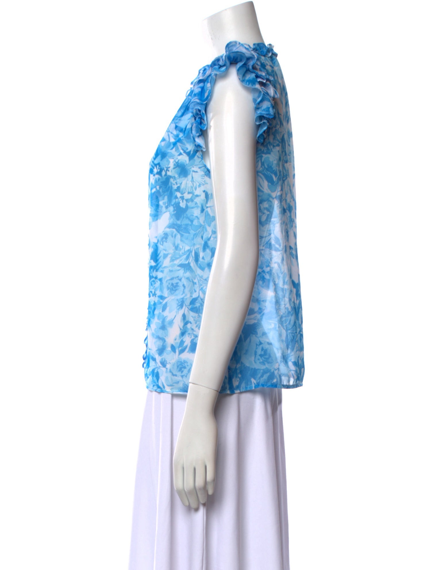 Generation Love Floral Print V-Neck Blouse