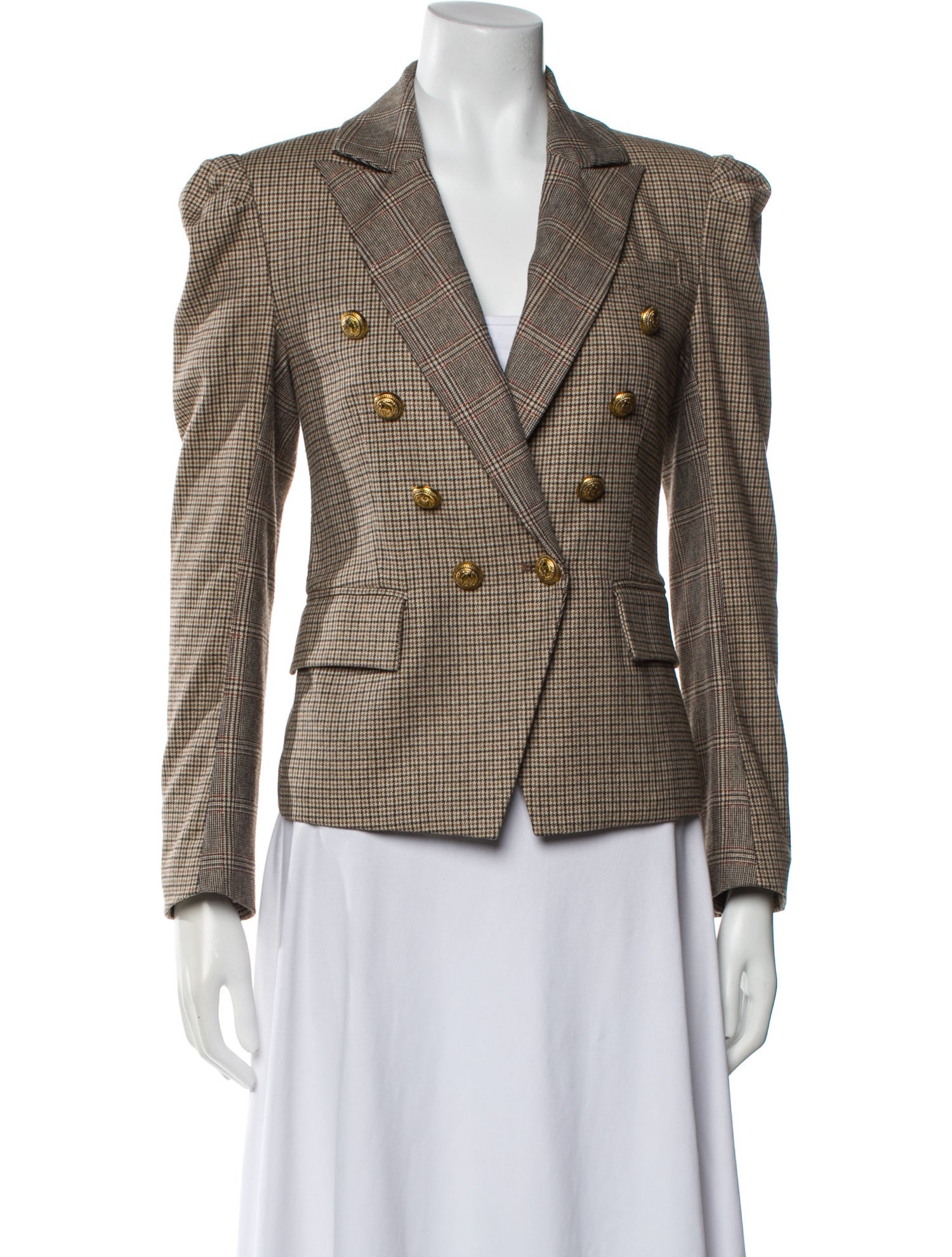 Generation Love Houndstooth Print Blazer