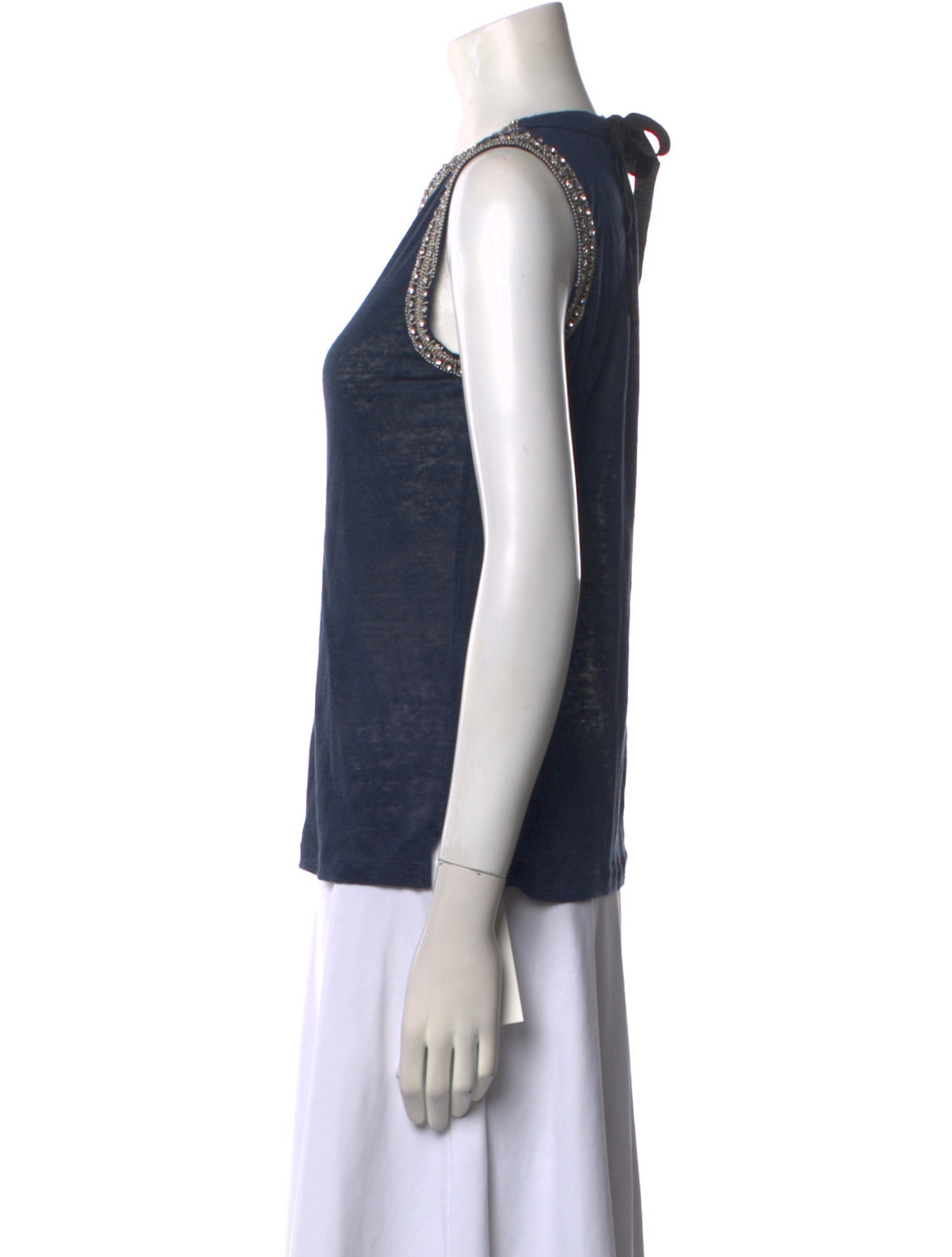 Generation Love Linen Scoop Neck Top