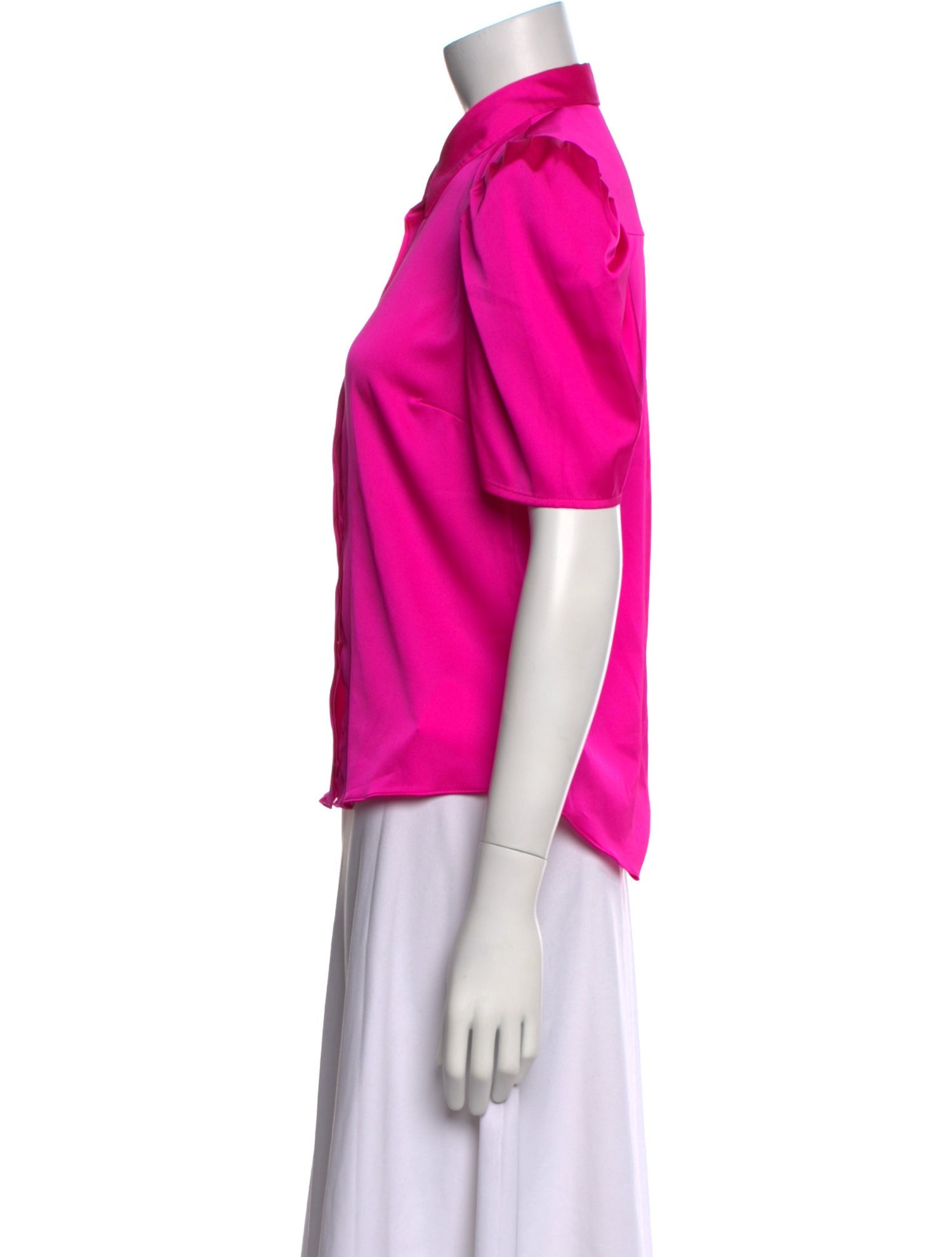 Generation Love Short Sleeve Button-Up Top