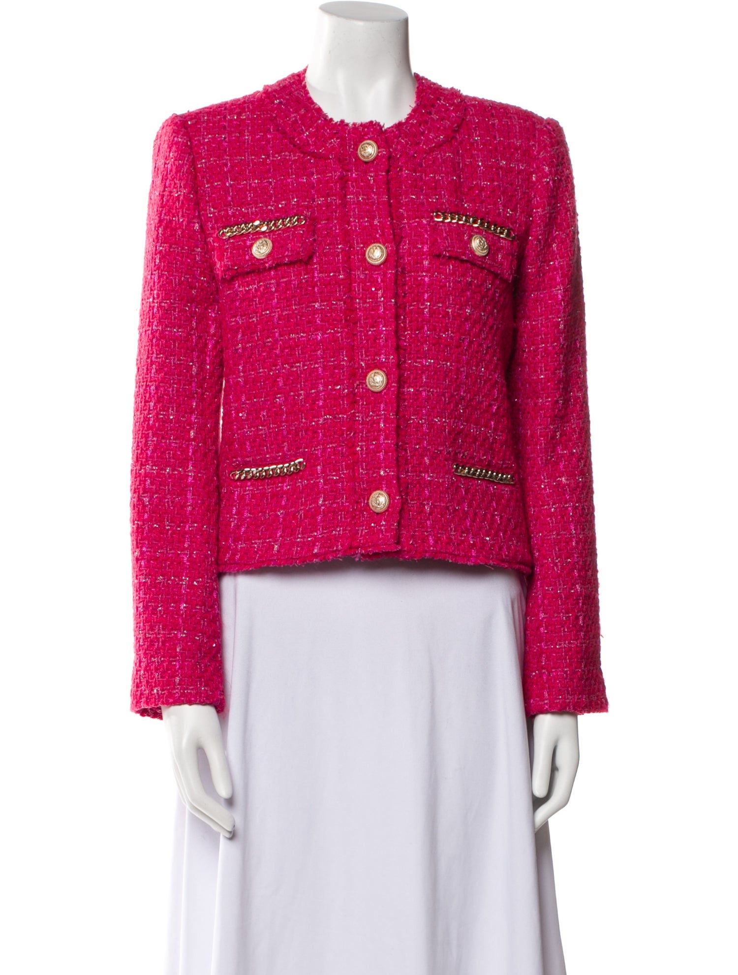 Generation Love Tweed Pattern Evening Jacket