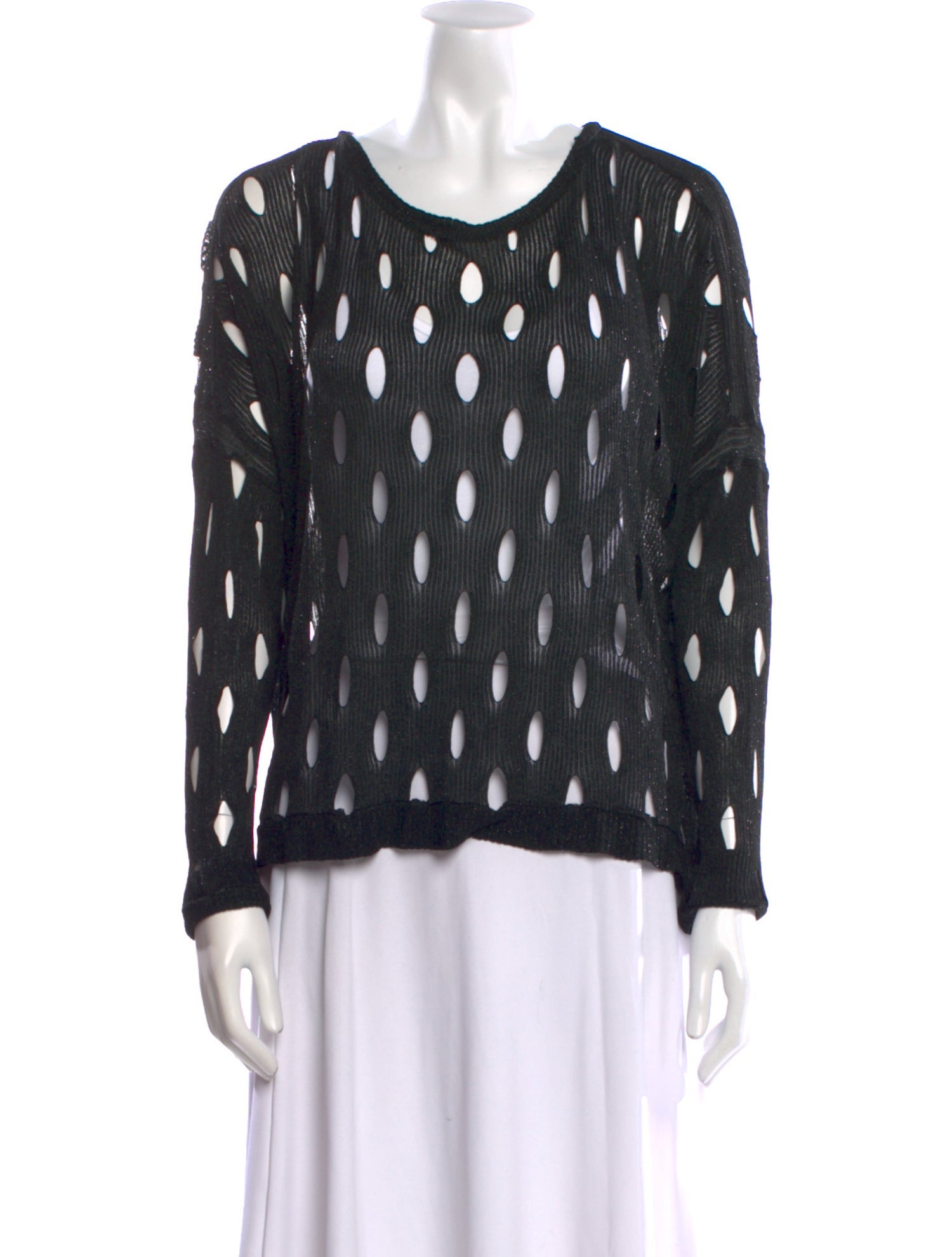 Generation Love Printed Scoop Neck Sweater