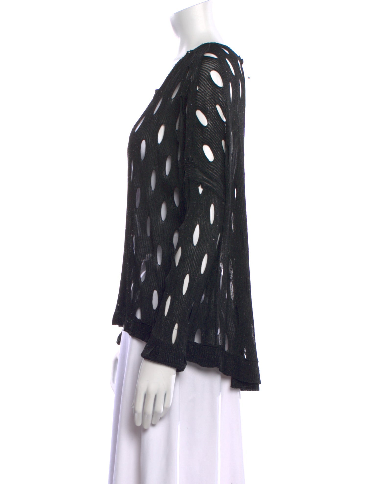 Generation Love Printed Scoop Neck Sweater