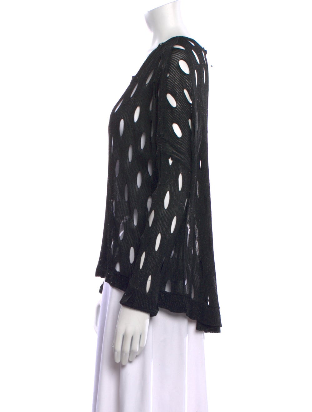 Generation Love Pullover Black Printed Cutout Acc… - image 2