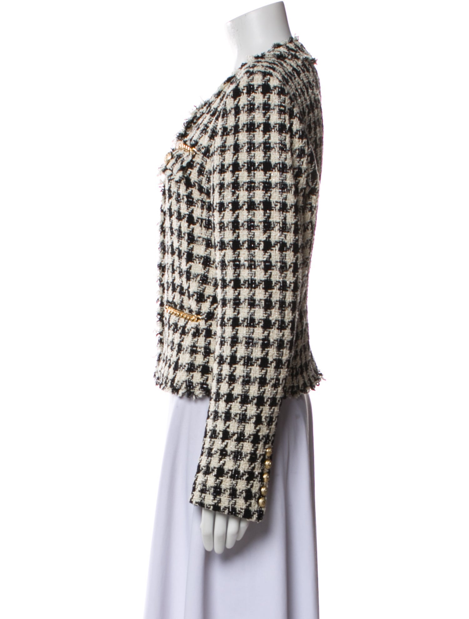 Generation Love Houndstooth Print Evening Jacket