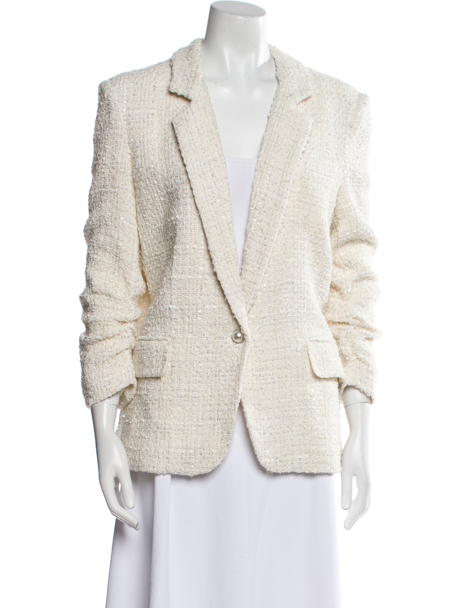 Generation Love Tweed Pattern Blazer