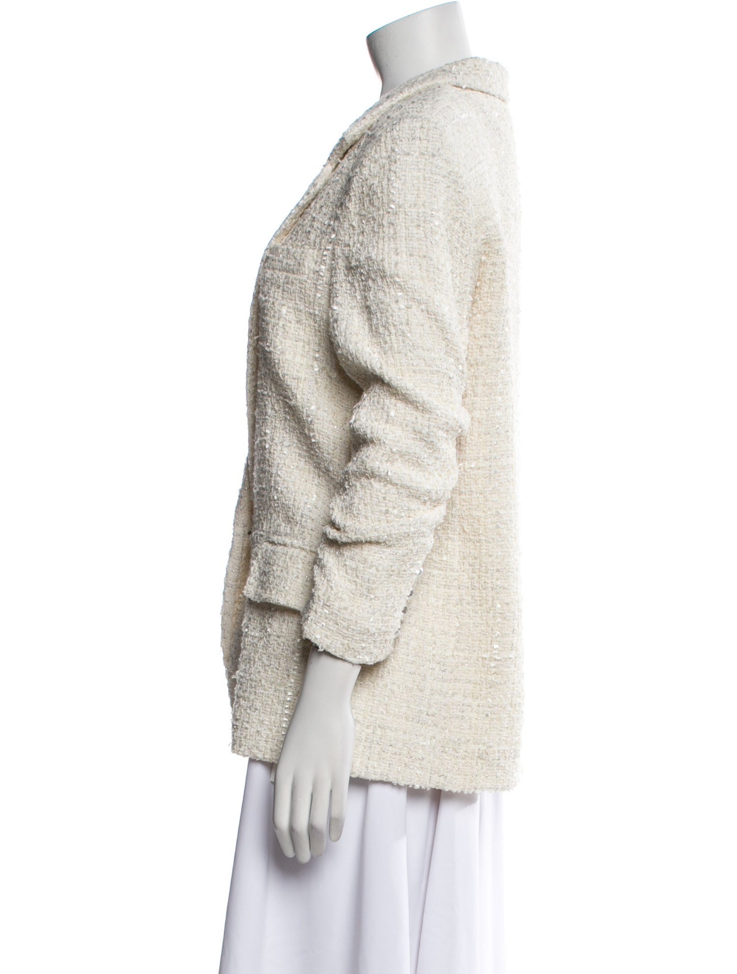 Generation Love Tweed Pattern Blazer