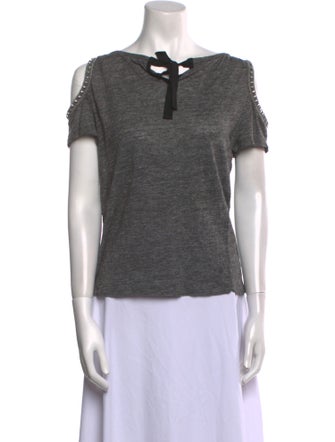 Generation Love Linen Bateau Neckline Top