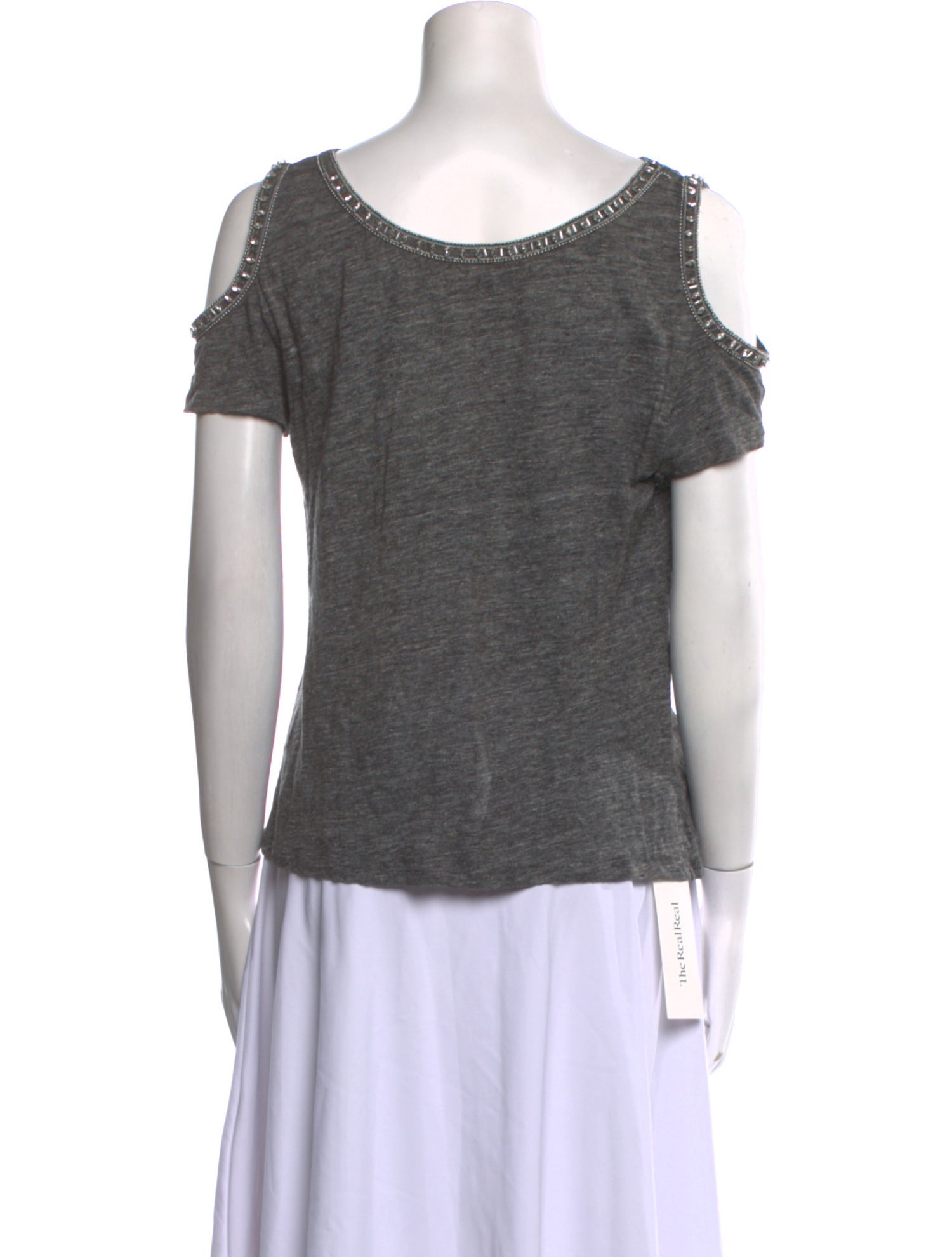 Generation Love Linen Bateau Neckline Top