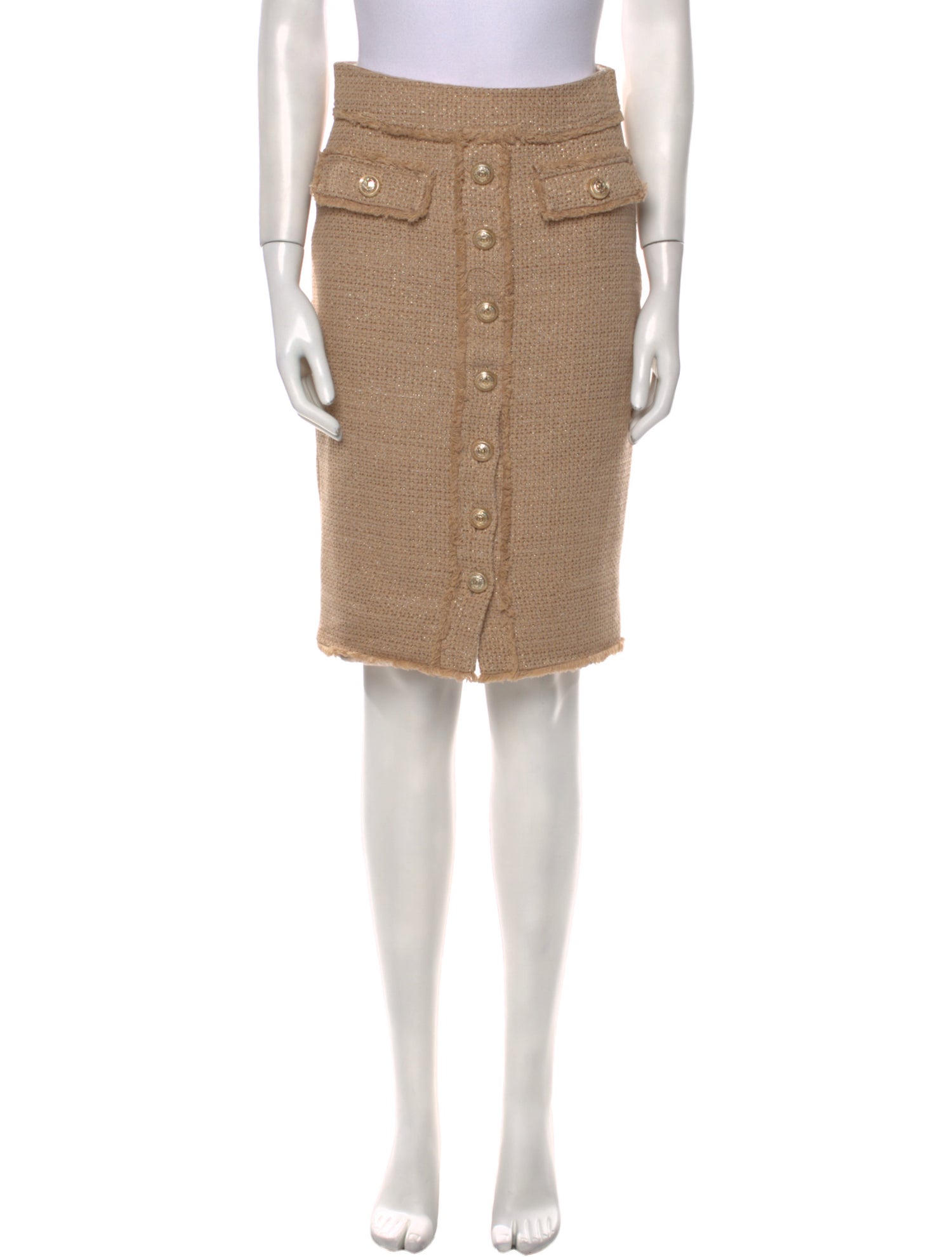 Generation Love Glitter Accents Knee-Length Skirt