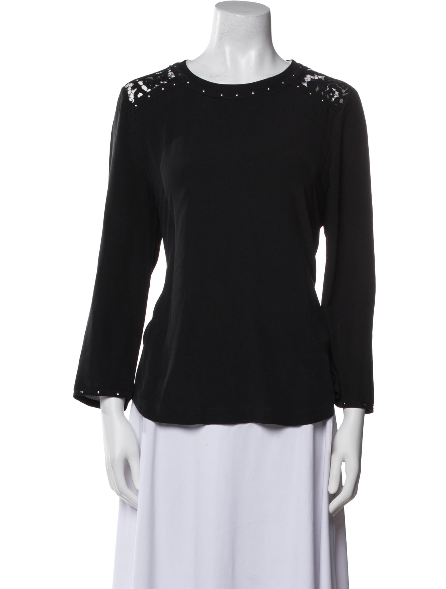 Generation Love Silk Crew Neck Top