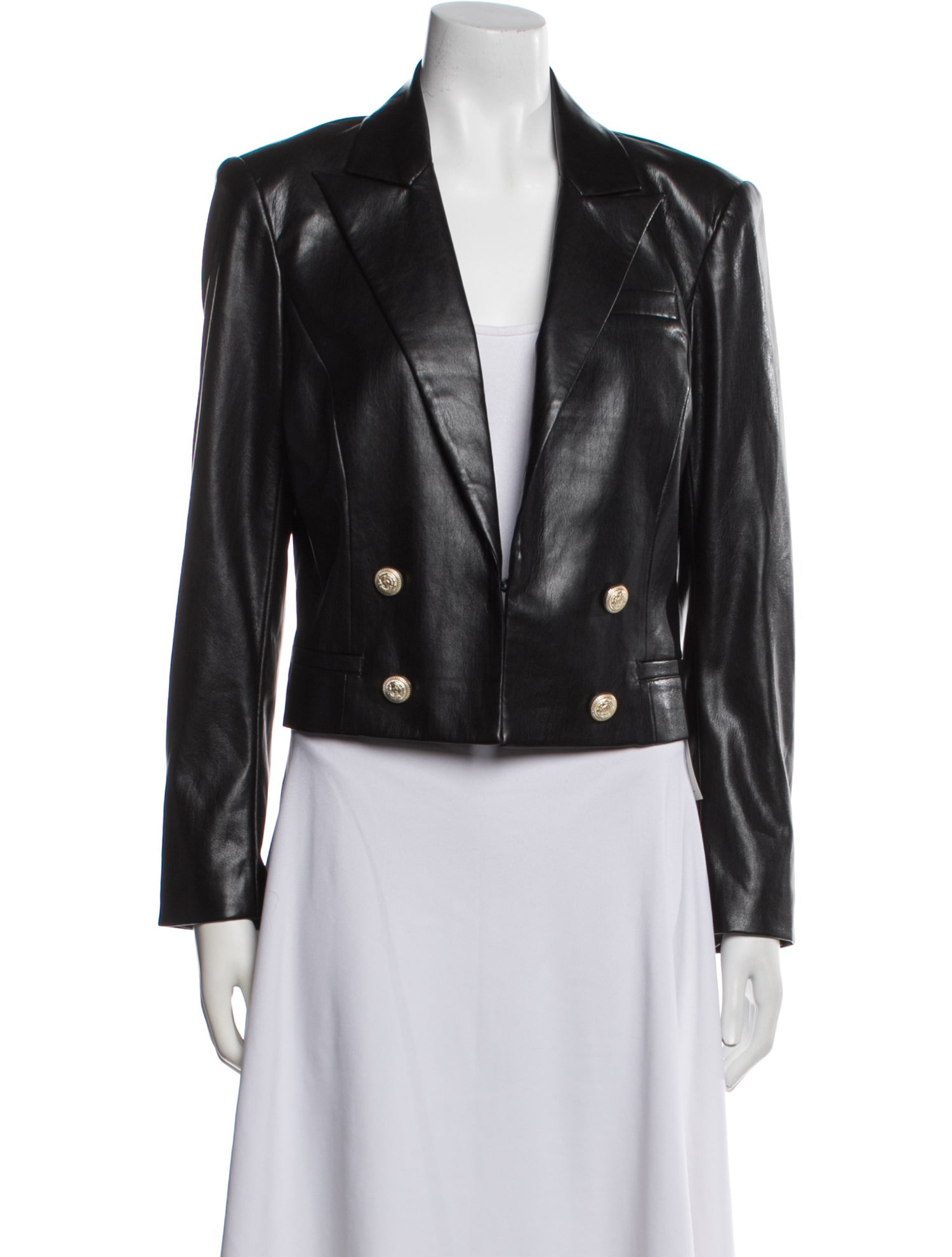 Generation Love Faux Leather Bolero
