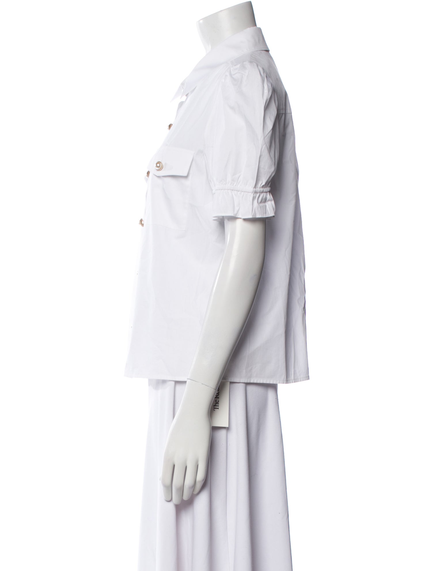 Generation Love Short Sleeve Button-Up Top