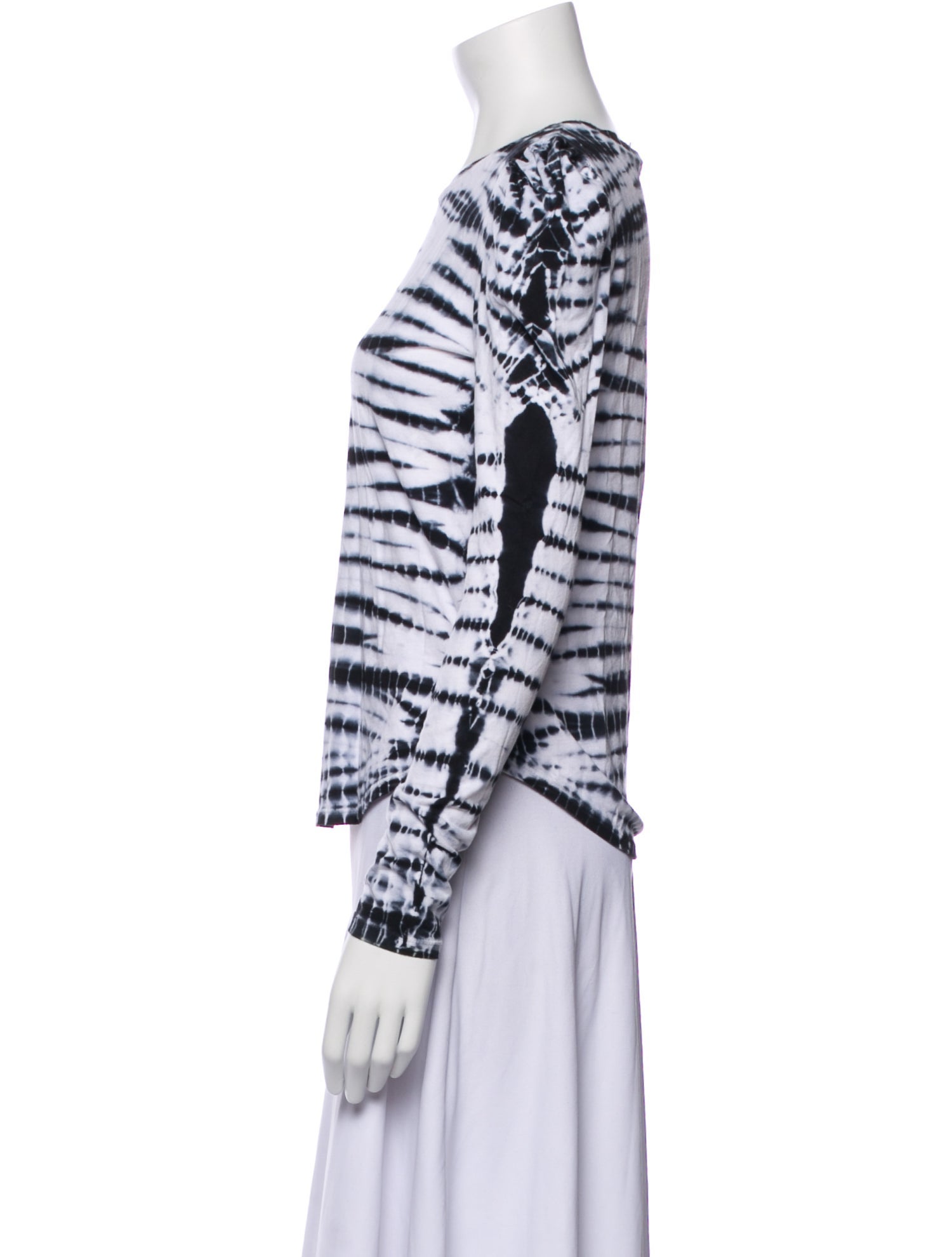 Generation Love Tie-Dye Print Scoop Neck Top