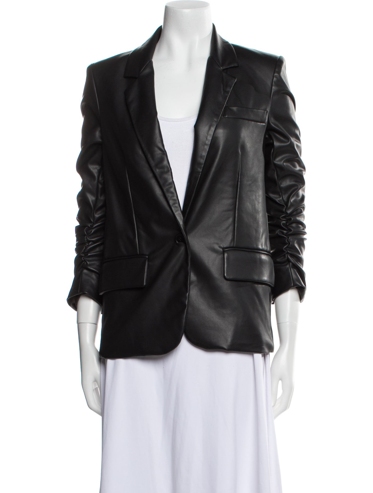 Generation Love Faux Leather Blazer