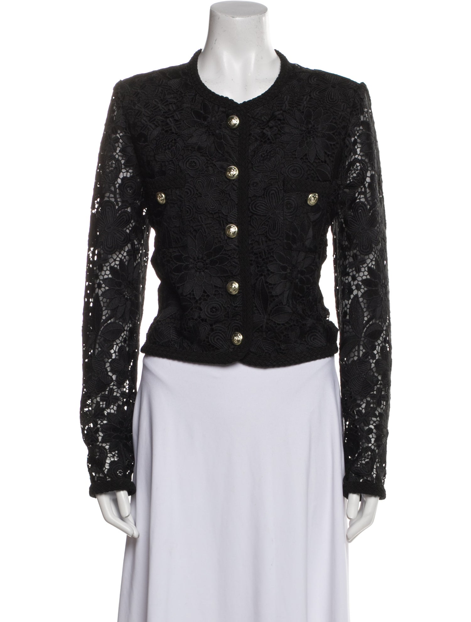 Generation Love Lace Pattern Evening Jacket