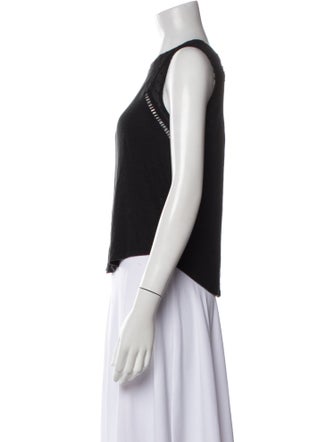 Generation Love Linen Crew Neck Crop Top