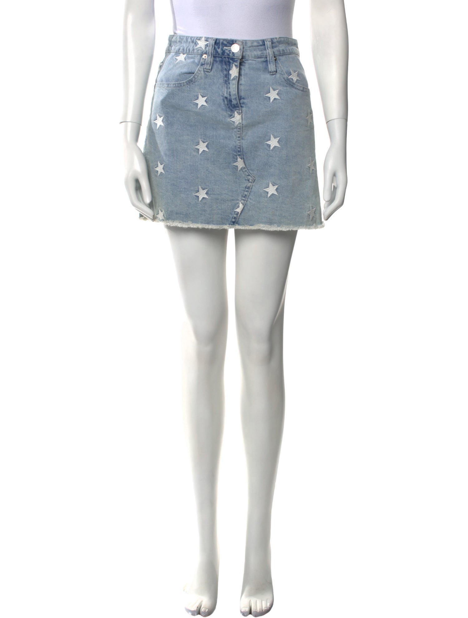 Generation Love Embroidered Accent Mini Skirt