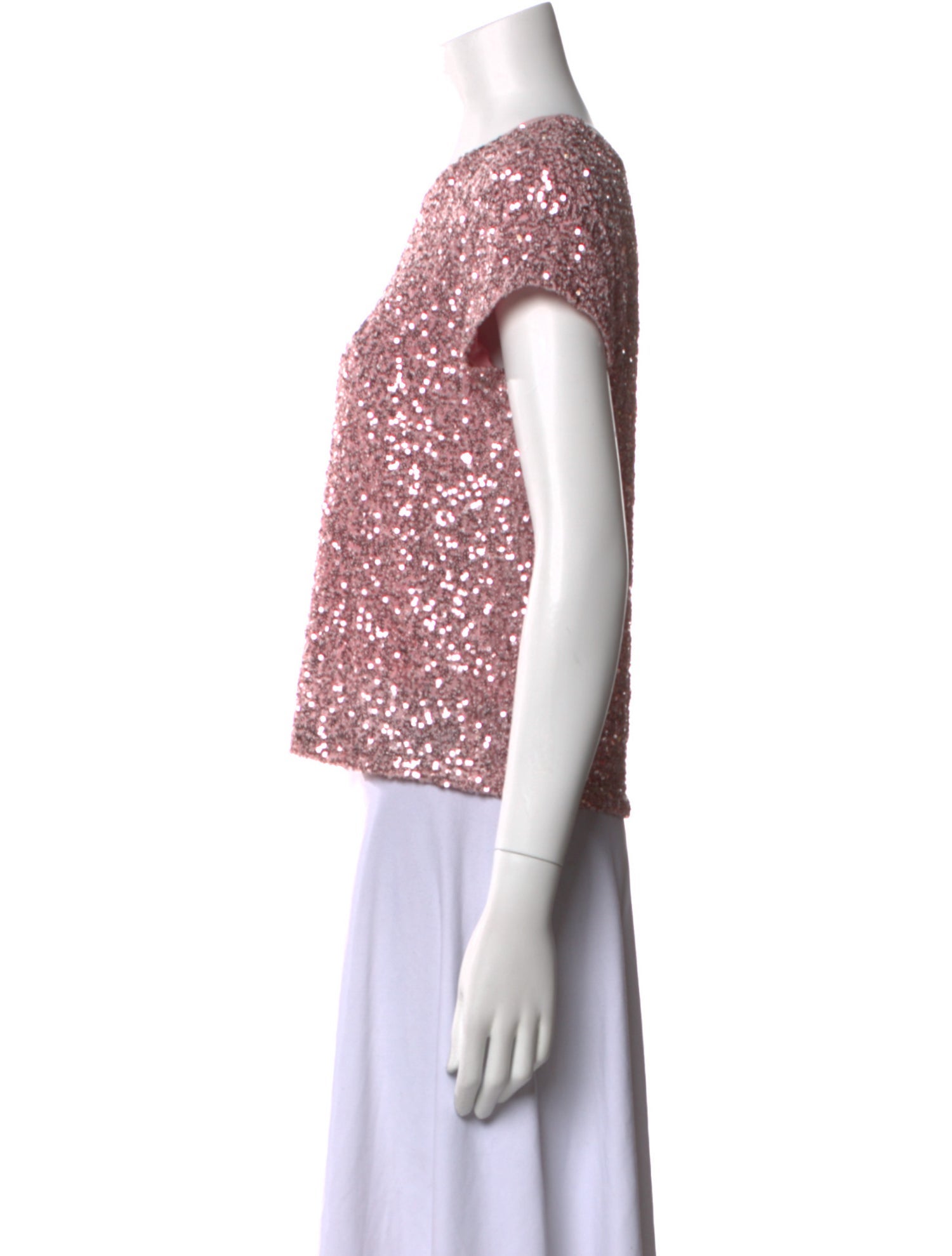 Generation Love Bateau Neckline Short Sleeve Crop Top