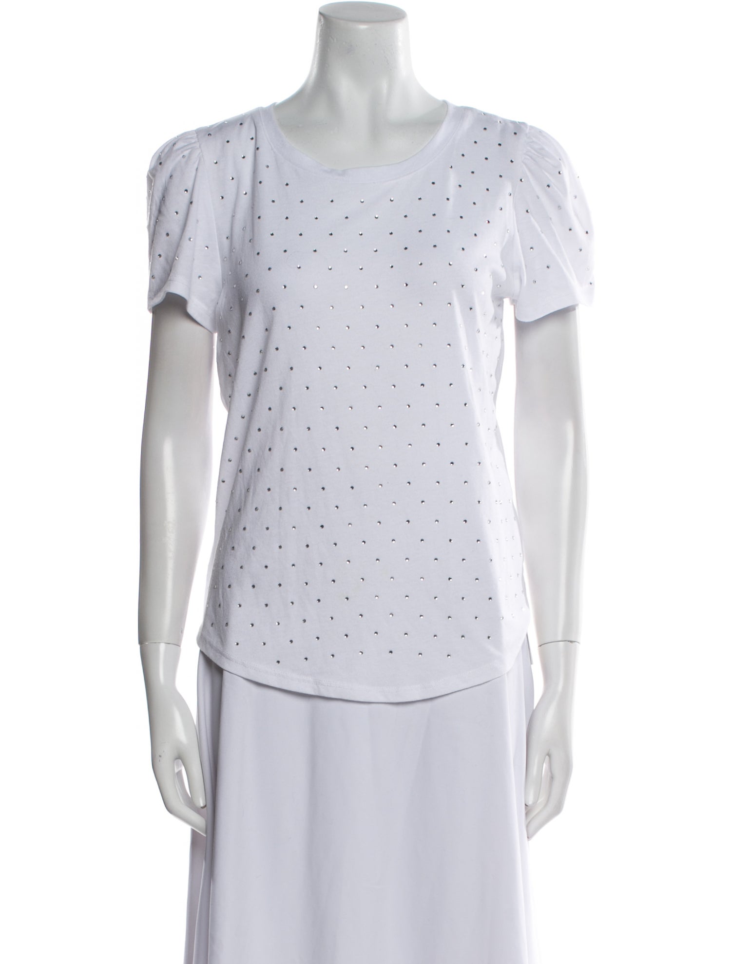 Generation Love Polka Dot Print Scoop Neck T-Shirt