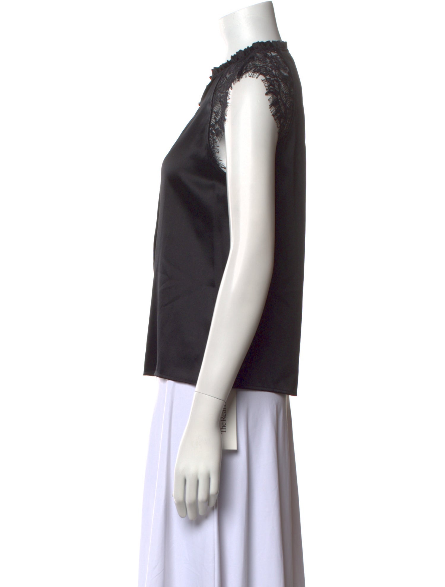 Generation Love Silk Mock Neck Top