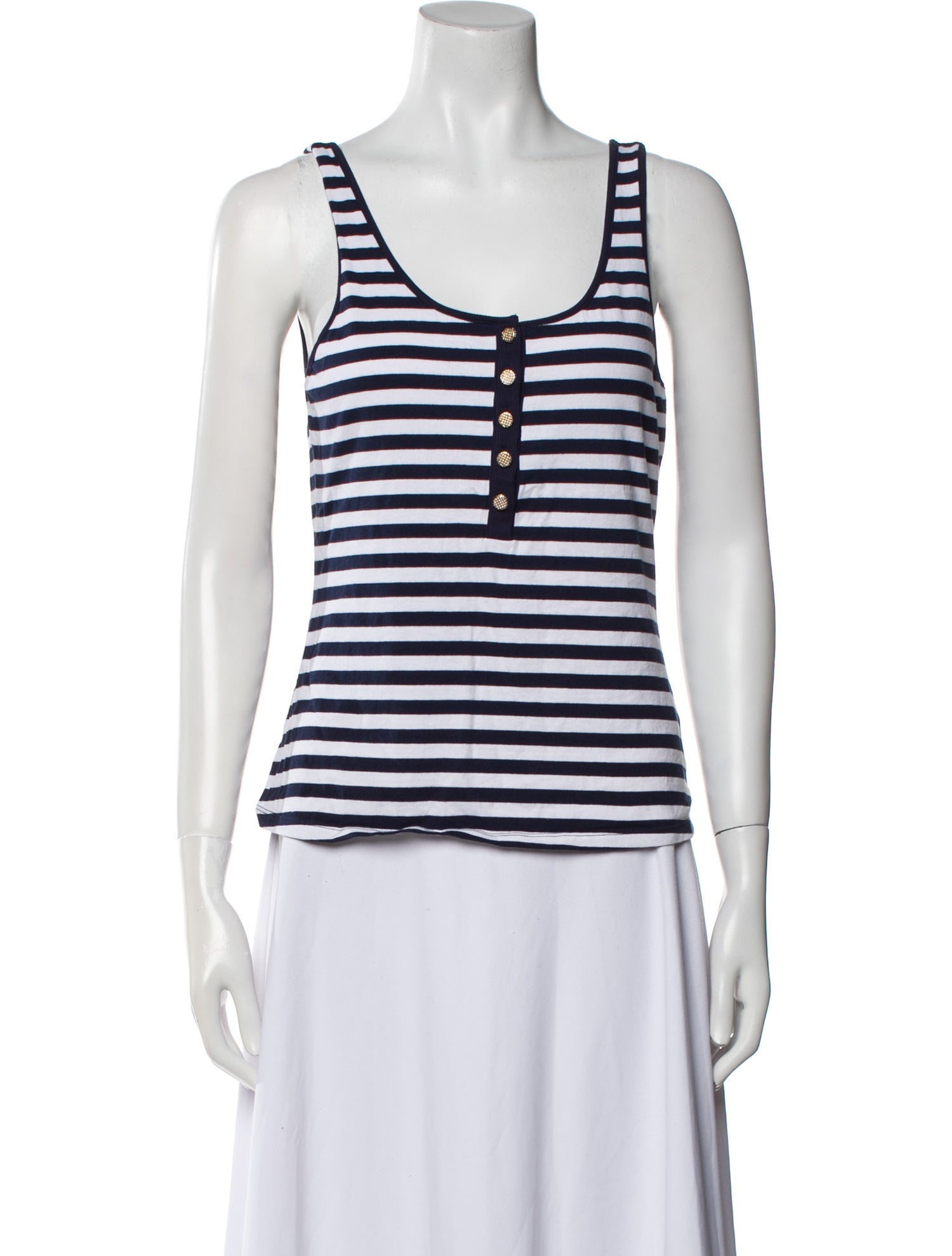 Generation Love Striped Scoop Neck Top