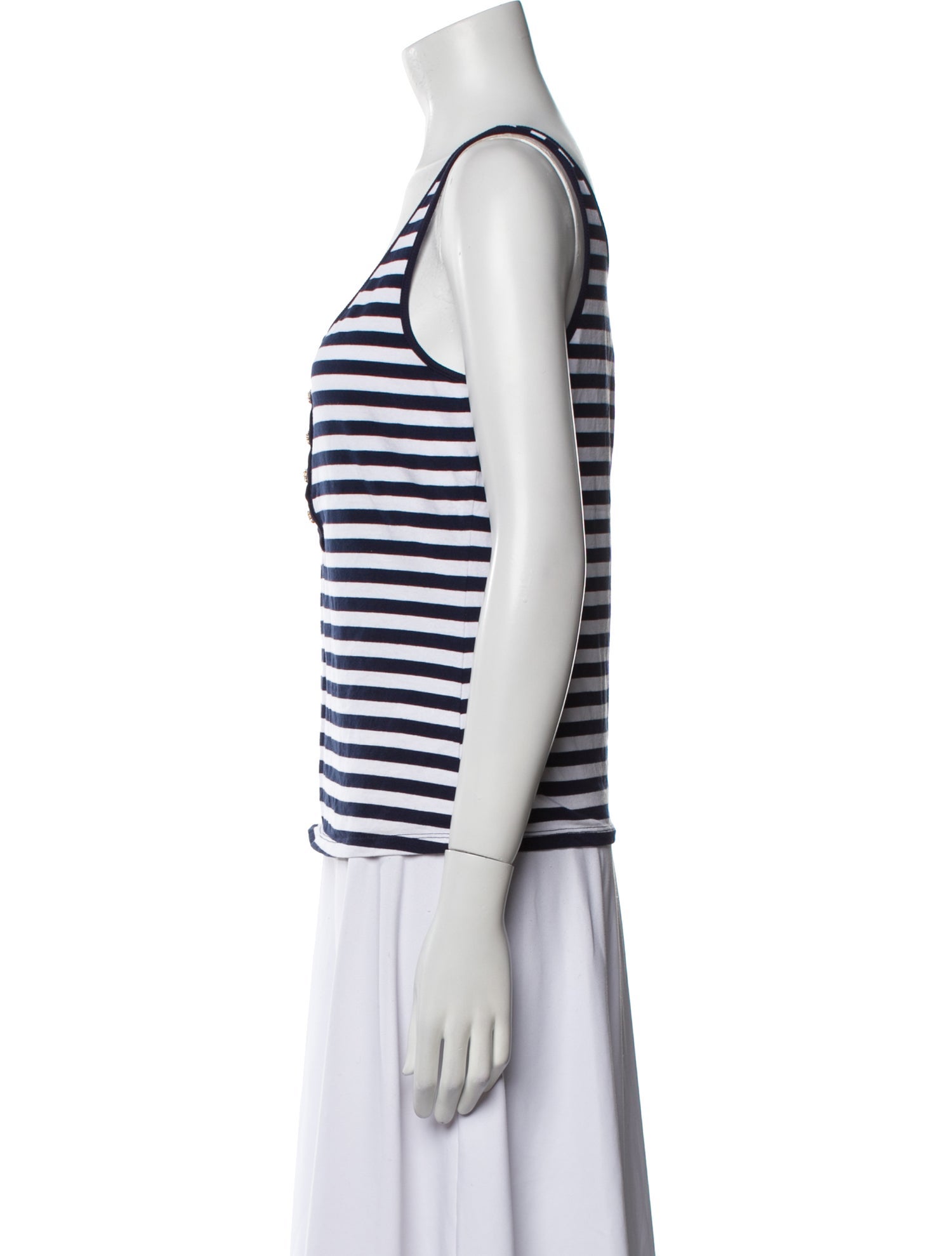 Generation Love Striped Scoop Neck Top