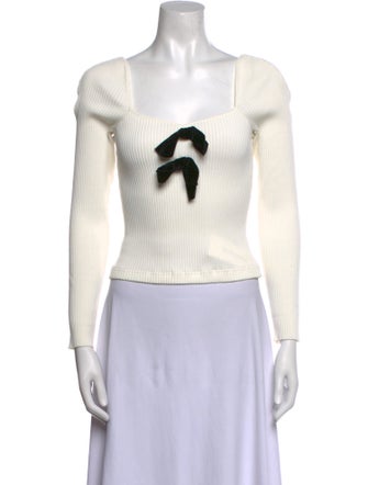 Generation Love Square Neckline Long Sleeve Crop Top