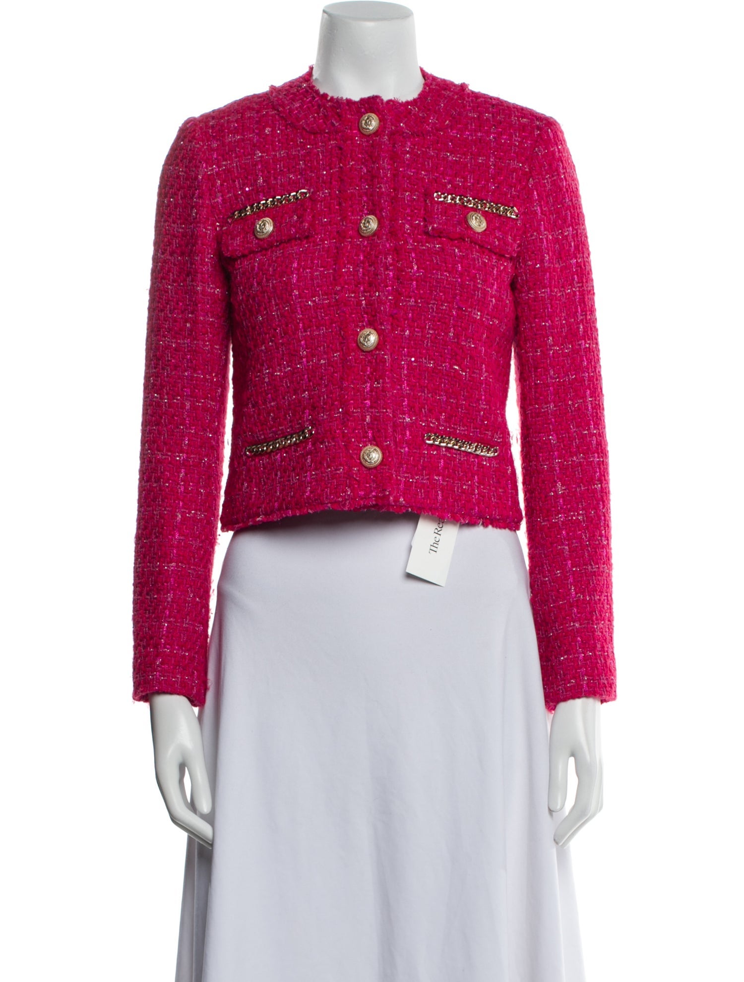 Generation Love Tweed Pattern Evening Jacket