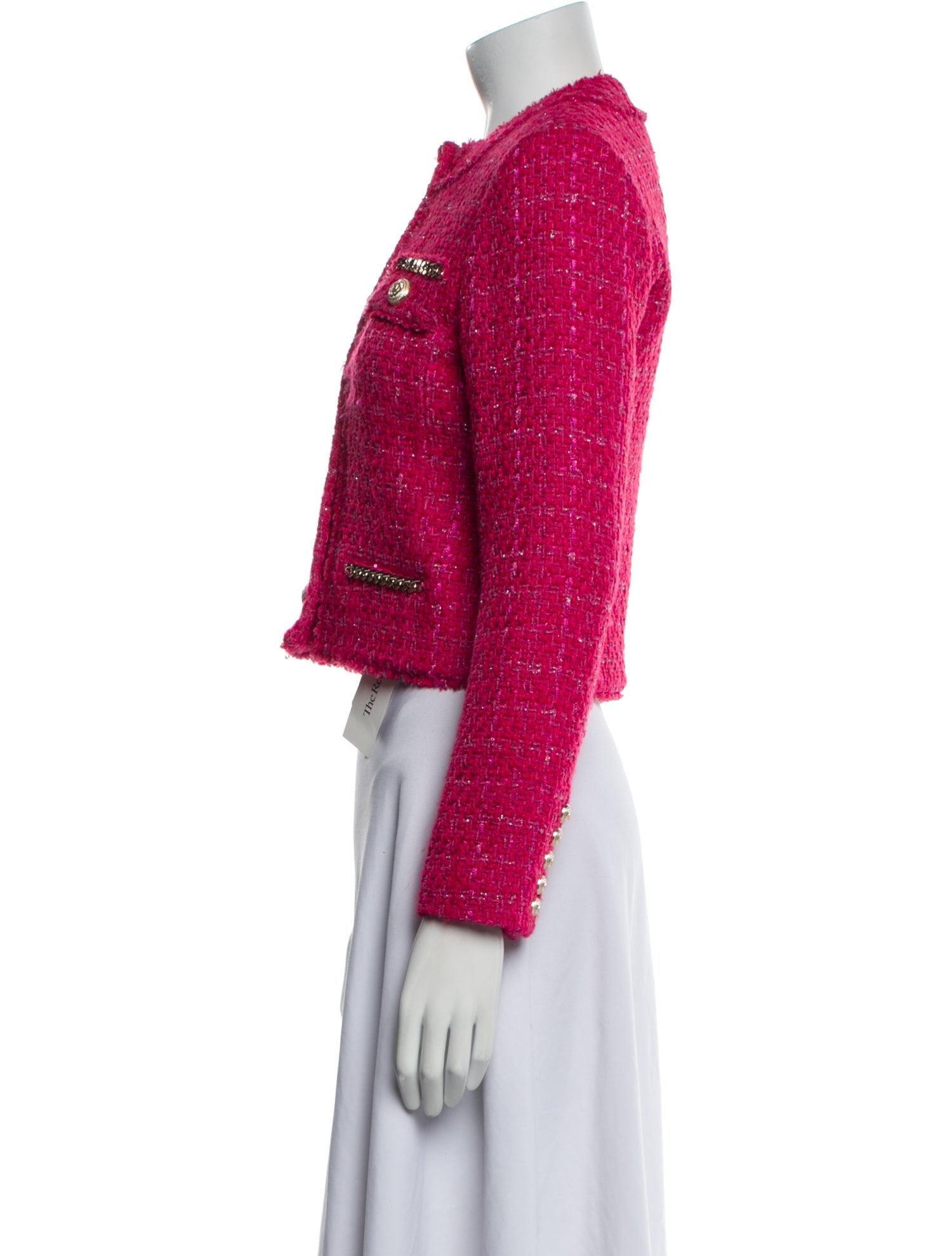 Generation Love Tweed Pattern Evening Jacket