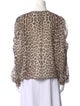 Generation Love Silk Animal Print Blouse