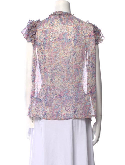 Generation Love Paisley Print V-Neck Blouse