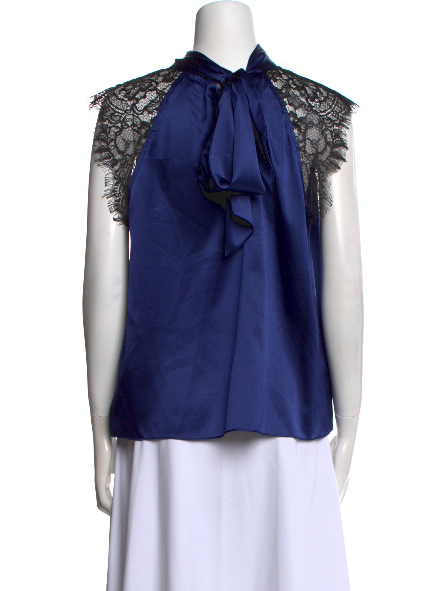 Generation Love Silk Mock Neck Blouse